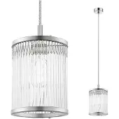 Zuma Line ZUMALINE hanglamp, 14x E14, zwart, verchroomd, model NIRA MD3523-14L-EBCN