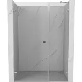 Mexen Lunar-B draaideur douche links 145 , transparant, chroom - 832S-145-050-01-00-L