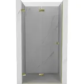 Mexen Lunar-F opvouwbare douchedeur links 60 , transparant, goud - 836-060-000-50-00-L