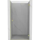 Mexen Lunar-B douchedeur draaibaar rechts 100 , transparant, goud geborsteld - 832-100-000-55-00-P
