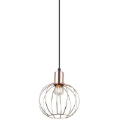 ITALUX Gervais MDM-3344/1, hanglamp, zwart (BK) en koper (COP), merk