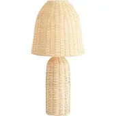 Light & Living Rotan schemerlamp Mandor Ø 28,5cm - donker rotan
