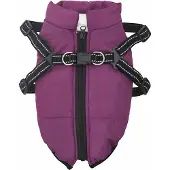 vidaXL Hondenjas Paars L28 Fleece en polyester