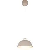 Reality Hanglamp Tilos, dimbaar, crème / amber, Woon-/ Eetkamer, metaal, Modern, hanglamp