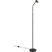 TRIO Design vloerlamp Taryn zwart