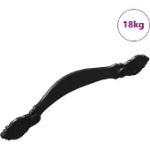 vidaXL Handvat 968 st Zwart Zinklegering