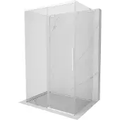 Mexen Rox-3S L 3-zijdige schuifdouchecabine 110 x 95 , transparant, wit - 8C2L-110-095-20-00-3S