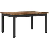 vidaXL Salontafel, gerecycled hout, 70 x 50 x 36 cm, houtvezel