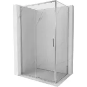 Mexen Exo schuifdouchecabine 150 x 100 cm, transparant, chroom - 8151-150-100-01-00