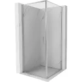 Mexen Exo open douchecabine 70 x 70 cm, transparant, chroom - 817-070-070-01-00