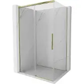 Mexen Rox douchecabine schuifdeur 160 x 85 , transparant, goud - 8C2-160-085-50-00