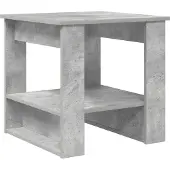 vidaXL Salontafel betonlook, grijs, 51 x 50 x 50 cm, houtvezel