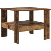 vidaXL Salontafel, gerecycled hout, 57 x 55 x 45 cm, houtvezel