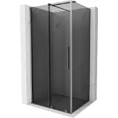 Mexen Velar schuifdouchecabine 130 x 90 , grafiet, gun metal - 871-130-090-41-95