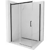 Mexen Omega douchecabine verschuifbaar 120 x 70 , transparant, zwart - 825-120-070-70-00