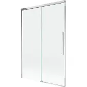 Mexen Rox badwand 2-delig schuifpaneel 120 x 150 , transparant, chroom - 8C9-120-001-01-00