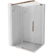 Mexen Rox L schuifdouchecabine 110 x 120 , transparant, roze goud - 8C2L-110-120-60-00
