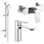Mexen Milo DF05 doucheset, chroom - 71304DF05-00