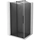 Mexen Velar douchecabine schuifdeur 90 x 70 , grafiet, zwart - 871-090-070-41-70