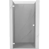 Mexen Lunar-B douchedeur scharnierend links 85 , transparant, wit - 832-085-000-20-00-L
