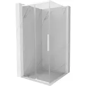 Mexen Rox L schuifdouchecabine 100 x 100 , transparant, wit - 8C2L-100-100-20-00