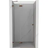 Mexen Lunar douchedeur scharnierend links 75 , transparant, roze goud - 834-075-000-60-00-L