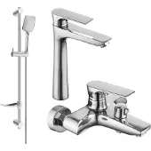 Mexen Axel DF62 badkuip set, chroom - 73813DF62-00