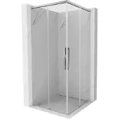 Mexen Rox Duo schuifdouchecabine 80 x 80 , transparant, chroom - 8C2D-080-080-01-00