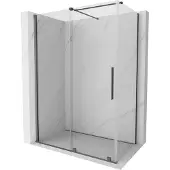 Mexen Velar schuifbare douchecabine 150 x 90 , transparant, gun metal - 871-150-090-01-95