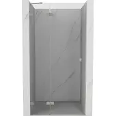 Mexen Lunar draaideur douche links 95 , transparant, geborsteld nikkel - 834-095-000-97-00-L