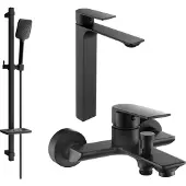 Mexen Alexa DQ62 badset, zwart - 71213DQ62-70