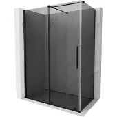 Mexen Velar verschuifbare douchecabine 140 x 70 , grafiet, zwart - 871-140-070-41-70