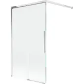 Mexen Rox badwand 2-delige schuifbare 100 x 150 , transparant, chroom - 8C9-100-003-01-00