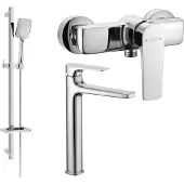 Mexen Lynx DQ62 doucheset, chroom - 745914DQ62-00