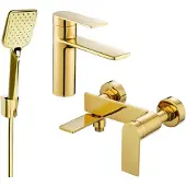 Mexen Zero R62 badkamerset, goud - 71103R62-50