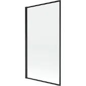 Mexen Alex badwand 1-vleugelig 80 x 140 , zwart frame - 893-080-001-70-70