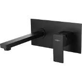 Mexen Cube inbouw wastafelkraan, zwart - 73115-70