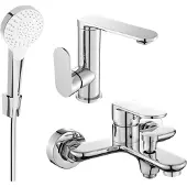Mexen Milo R05 badset, chroom - 713053R05-00