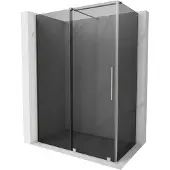 Mexen Velar schuifdouchecabine 150 x 85 , grafiet, geborsteld nikkel - 871-150-085-41-97