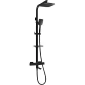 Mexen CQ62 bad-douchecombinatie met regendouche en thermostatische kraan, zwart - 779106295-70