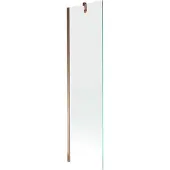 Mexen Next badscherm 1-delig 50 x 150 , transparant, rosegoud - 895-050-000-00-00-60