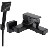 Mexen Cetus R45 badkraan met doucheset, zwart - 74433R45-70