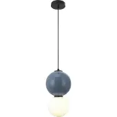 ITALUX LED hanglamp Pieve, blauw, 6W, IP20