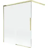 Mexen Rox badwand 2-delige verschuifbare 140 x 150 , transparant, goud - 8C9-140-003-50-00