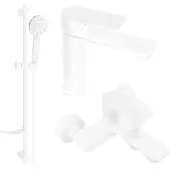 Mexen Royo DF05 badkuip set, wit - 72203DF05-20