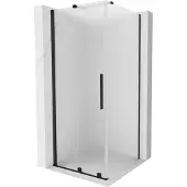 Mexen Velar schuifdouchecabine 120 x 120 , matglas, zwart - 871-120-120-31-70