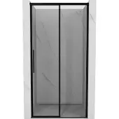 Mexen Rox schuifdeur douche rechts 115 , zwart frame, zwart - 8C2-115-000-70-70-P