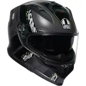 AGV K7 Kyber Mat Zwart Geel Integraalhelm Maat 2XL