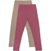 Minymo Leggings - 2er-Pack - Apple Butter - - 10 Jahre (140) - Leggings