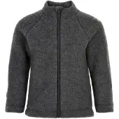 Mikk-Line Cardigan - Wolle - Anthracite Melange - - 1 Jahr (80) - Cardigans